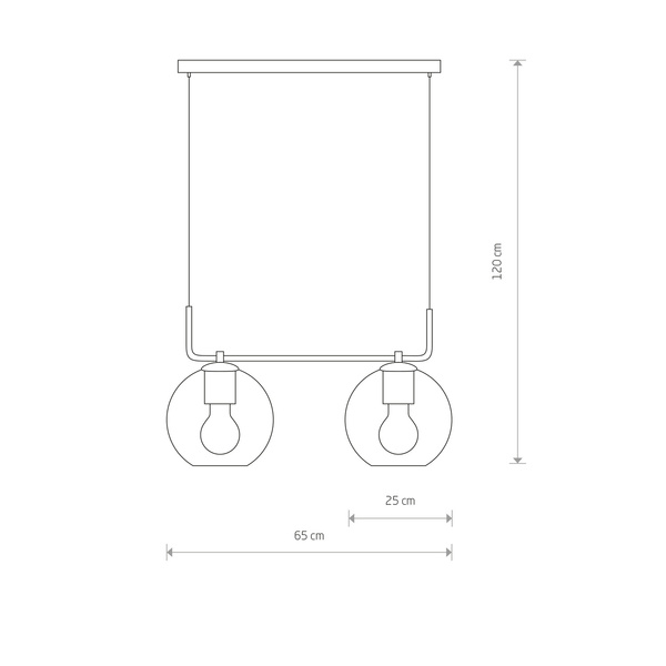 Lampa wisząca MONACO II zwis