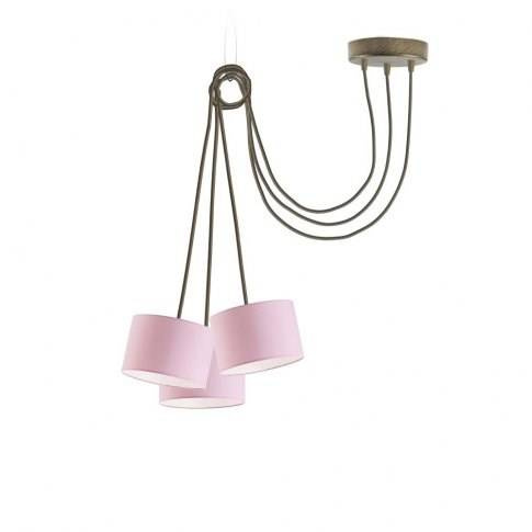 Lampa do pokoju  dziewczynki różowa typu pająk Waikiki 3