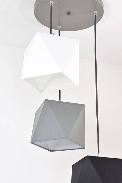  Lampa wisząca do pokoju dziecięcego kolorowa Świetlisty Diamencik 4xE27 Led