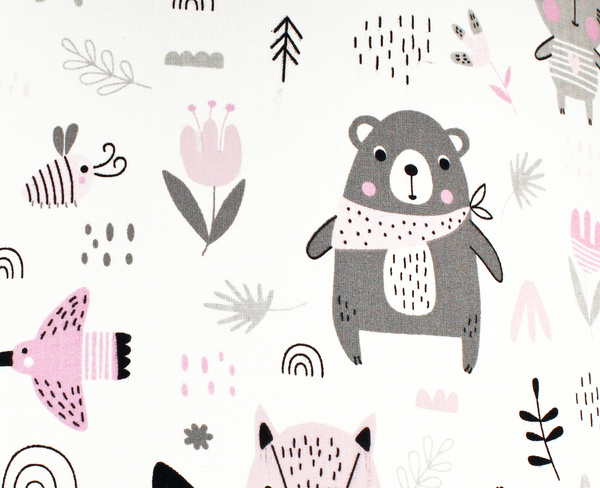 Lampa dla dziewczynki z motywem misia Teddy Pink 3 Koło