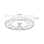 Plafon SWEET PINK 20W LED Ø400 mm MLP6180