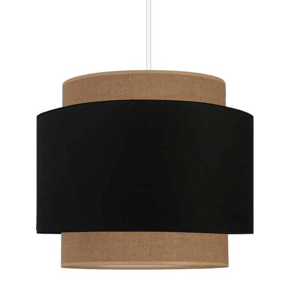Lampa wisząca do pokoju dziecka w stylu Boho Czarna 2xE27