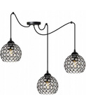 Nowoczesna Lampa wisząca typu Pająk Spider Crystal 3xE27 Led