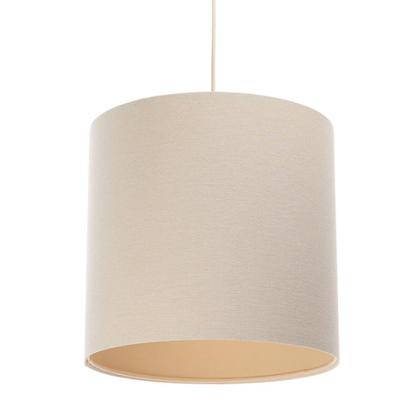 Lampa dziecięca w stylu Boho walec wysoki kremowy- średnica 60 cm 