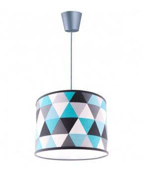 Lampa do pokoju dziecka z kolorowym z abażurem