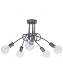  Lampa do pokoju dziecięcego szara w stylu loft  Edison 5