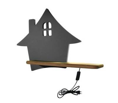 Lampa kinkiet półeczka 5W LED 4000K IQ Kids House szary 21-85191