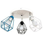 Lampa sufitowa pokoju młodzieżowego Diament Druciak 3xE27 Led