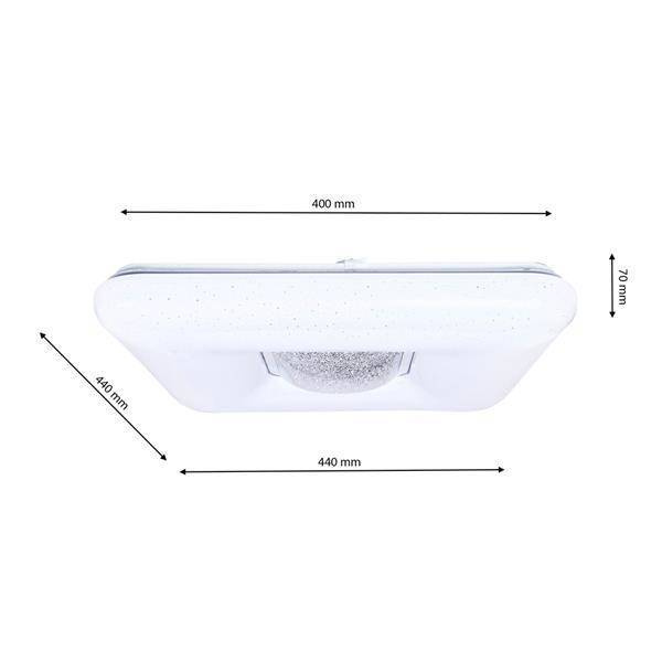 Plafon YAX 24W LED Ściemnialny+ Pilot ML4402