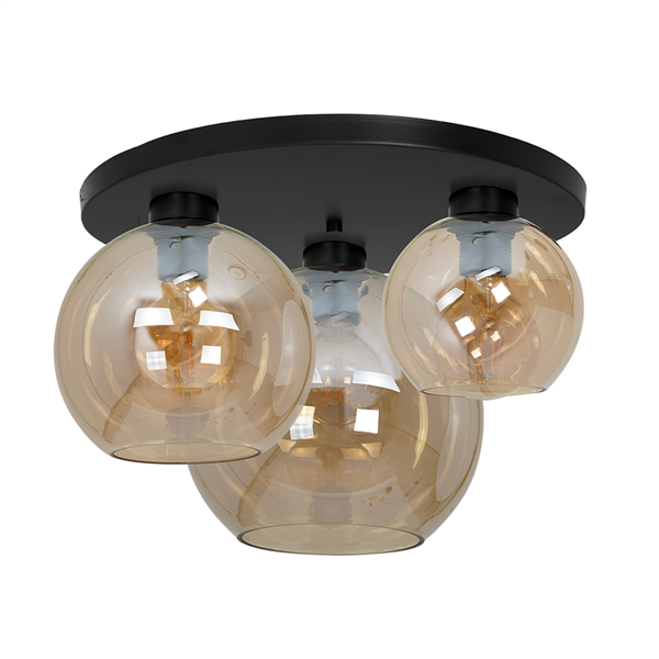 Nowoczesna lampa sufitowa plafon SOFIA AMBER MLP6588