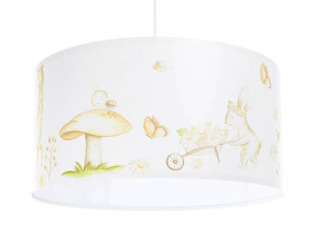 Lampa sufitowa do pokoju dziecka w stylu Boho Leśni Przyjaciele 30 cm