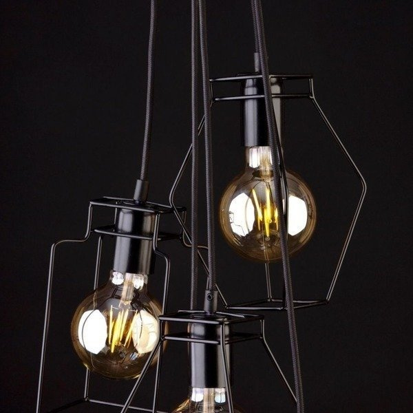Lampa vintage FIORD V zwis retro 9665