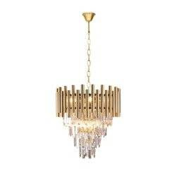 Żyrandol glamour MADISON GOLD ML5992