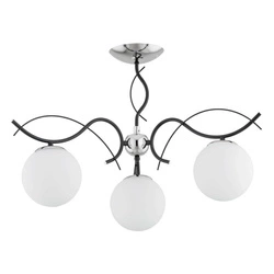 Lampa sufitowa ALFA YUTA CZARNA 3xE14 63cm | 62383
