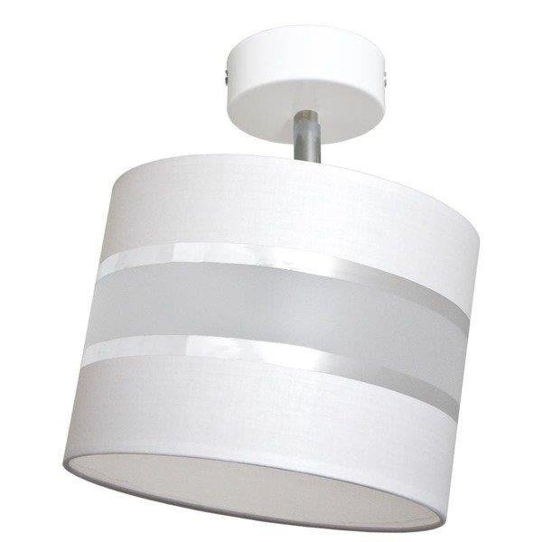 Lampa sufitowa z abażurem ADELLA biały decor śr. 20cm