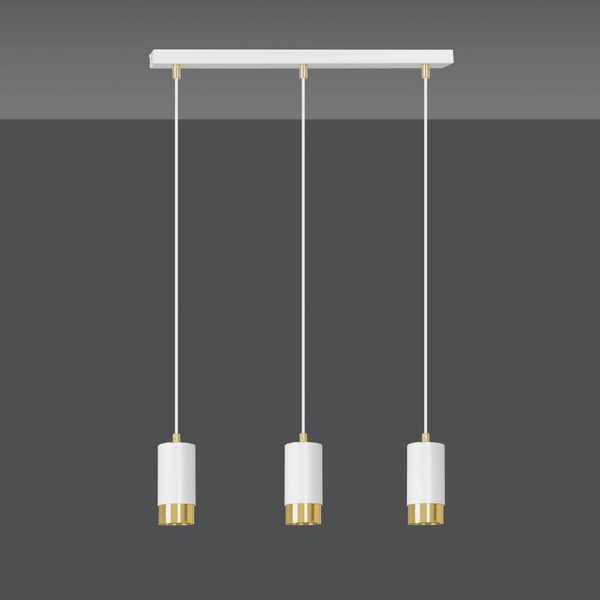 FUMIKO 3 WH/GOLD
