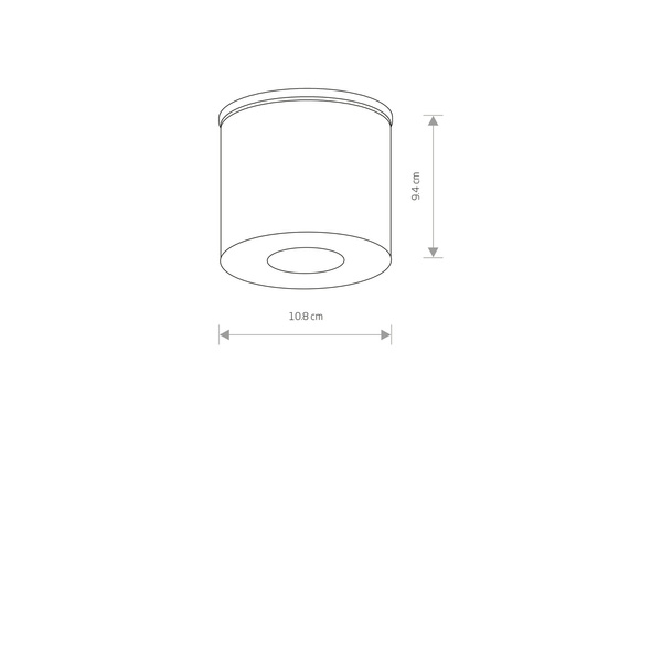 Zewnętrzny spot HEXA graphite tuba GU10