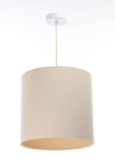 Lampa dziecięca w stylu Boho walec wysoki kremowy- średnica 60 cm 