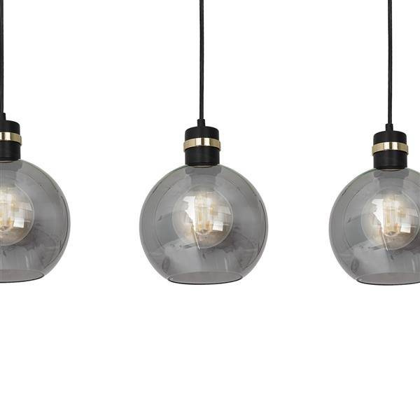 Lampa wisząca listwa OMEGA BLACK / GOLD MLP6531