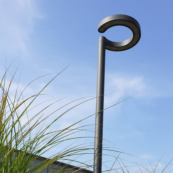 Słupek latarnia ogrodowa POLE LED grafitowy 220cm