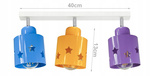 Lampa sufitowa dla dziecka kolorowe abażury 3-punktowa Star Loft 3xE27 Led