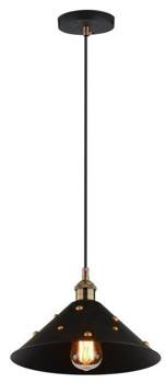 LAMPA SUFITOWA WISZĄCA CANDELLUX SCRIMI 31-58140   E27 CZARNY