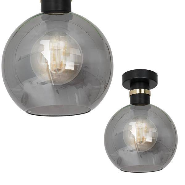 Lampa sufitowa PLAFON OMEGA BLACK / GOLD MLP6529