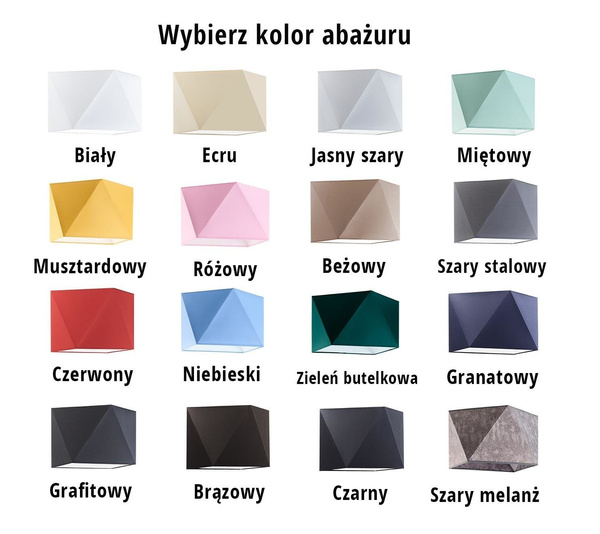 Lampa wisząca do pokoju dziecięcego kolorowe abażury Malibu 