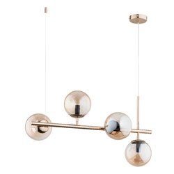 Lampa wisząca ALFA VINCI ZŁOTA 4xE14 32cm | 63040