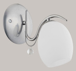 Lampa ścienna MAGIC I chrom/biały śr. 23cm