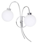 Kinkiet podwójny chromowy lampa ścienna 2x40W Agapant 22-03317