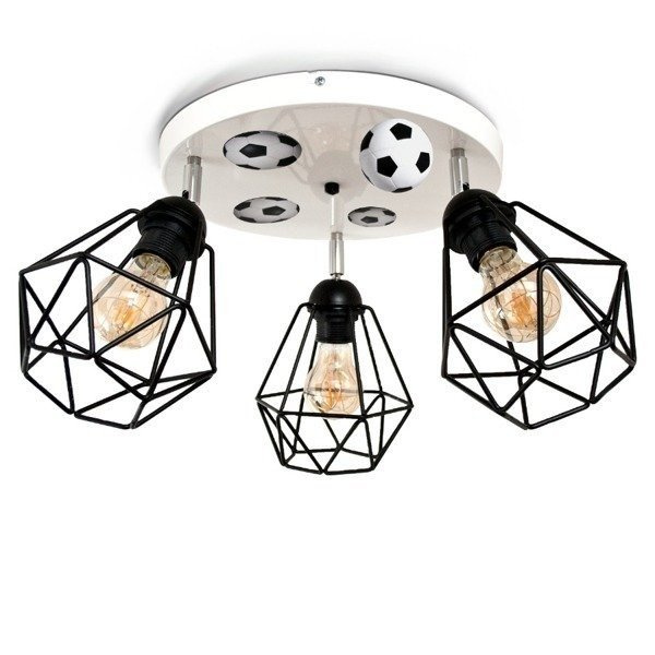 Lampa sufitowa do pokoju chłopca motyw piłkarski Diamond MUNDIAL