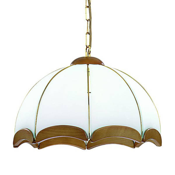 Lampa wisząca do kuchni Sikorka wys. 74cm | biały złoty
