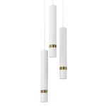 Lampa wisząca JOKER, MLP8917, biały/złoty, 3x8W GU10