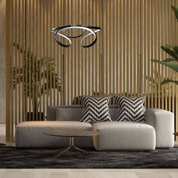 Lampa wisząca CRAFT, ML8835, czarna, 46W LED, barwa neutralna 4000K