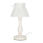 Lampa stołowa/nocna ZEFIR 41-73815 biała 1x40W E27