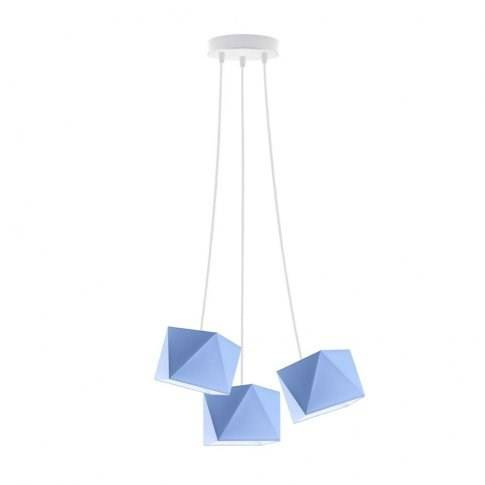 Lampa wisząca do pokoju dziecka szara Świetlisty Diamencik