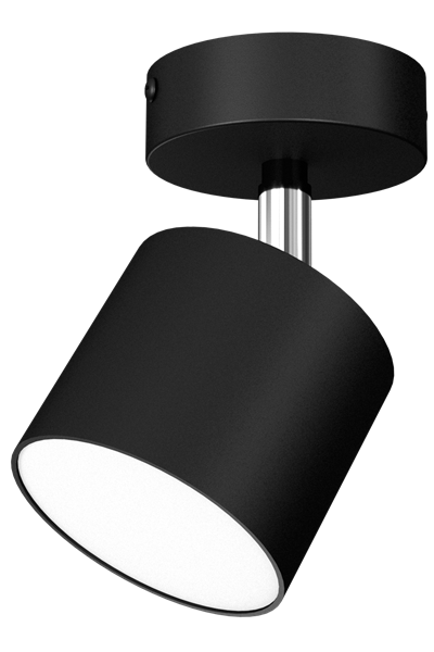 Lampa sufitowa reflektorek DIXIE BLACK GX53 szer. 8cm | czarny