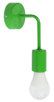 Lampa ścienna kinkiet do pokoju dziecka zielona w stylu loft Vanessa