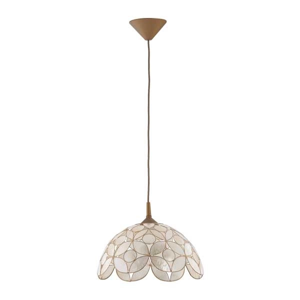 Lampa wisząca ALFA GEORGE ZŁOTA 1xE27 32cm | 15034