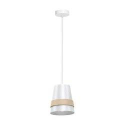 Nowoczesna lampa wisząca VENEZIA WHITE 1xE27 MLP5437