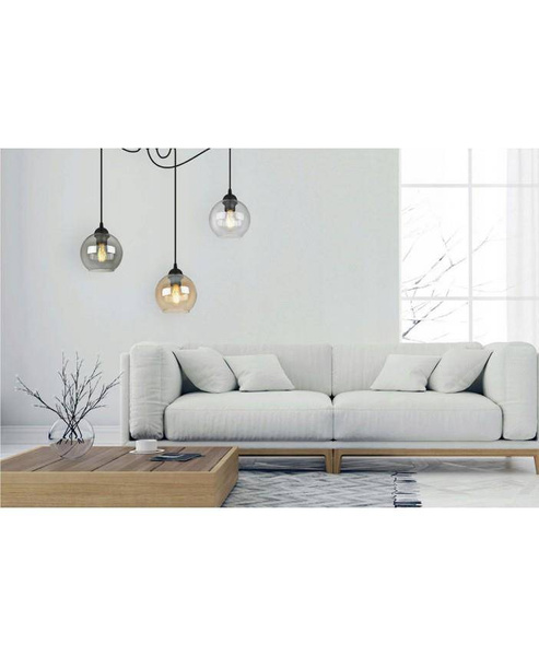 Nowoczesna lampa typu pająk szklane klosze kolory do wyboru