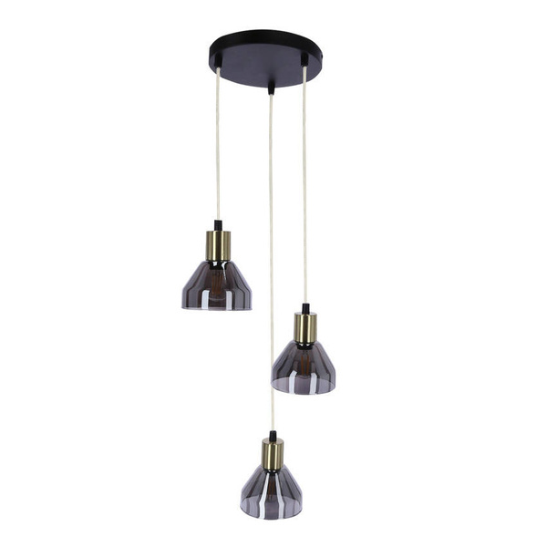 Lampa wisząca złota 3xE14 18cm Gregory 33-78995
