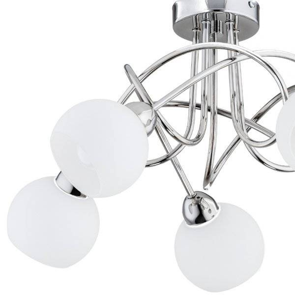 Nowoczesna lampa sufitowa PABLO GLASS OP. 5 PŁ