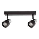 Lampa Sufitowa Cino 2xGU10 Czarny + Chrom