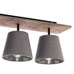 Lampa sufitowa AWINION III drewno nowość