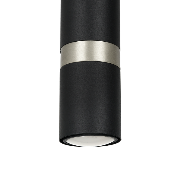 Lampa wisząca JOKER, czarny/inox, 1x8W GU10, MLP9672