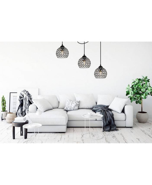 Nowoczesna Lampa wisząca typu Pająk Spider Crystal 3xE27 Led