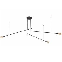 Rozłożysta lampa do sypialni i salonu PILE III