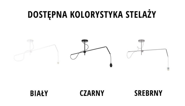 Lampa sufitowa do pokoju dziecięcego regulowana Rio